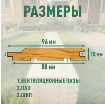 Евровагонка липа разных сортов 88/15 мм, пагонаж 1-3 м