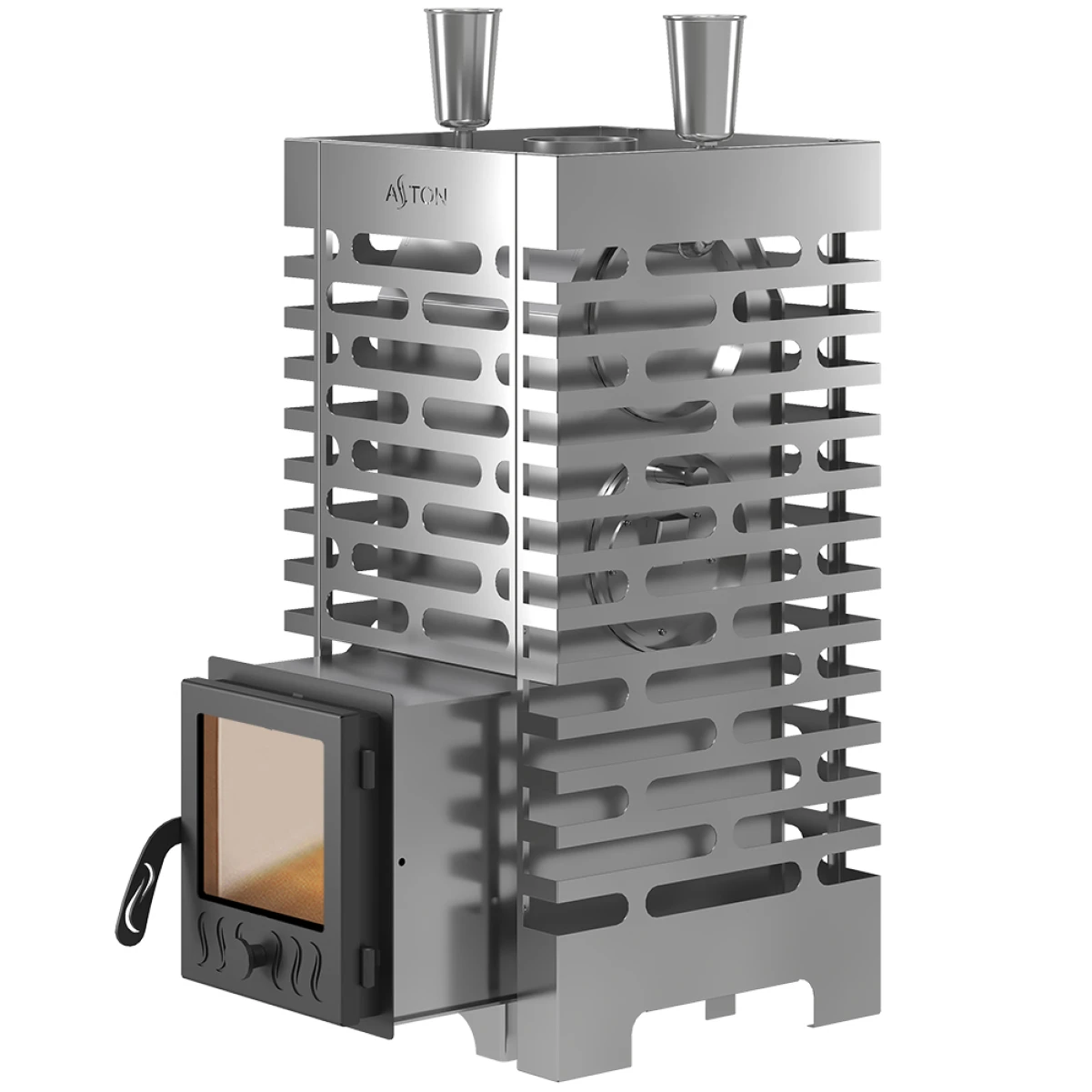 Дровяная печь для бани ASTON 20 INOX