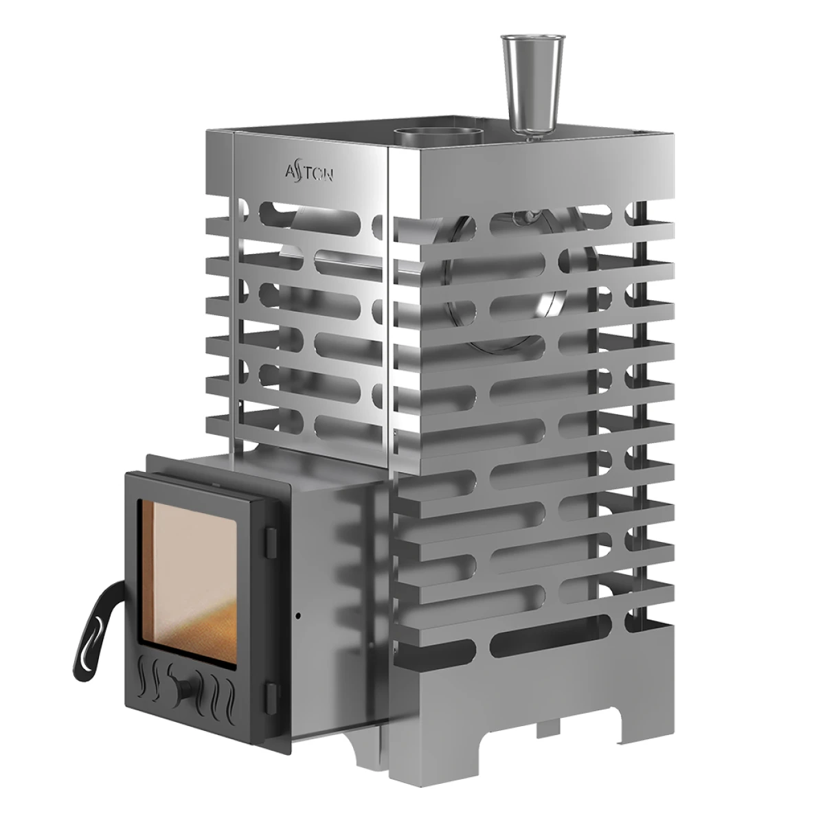 Дровяная печь для бани ASTON 16 INOX