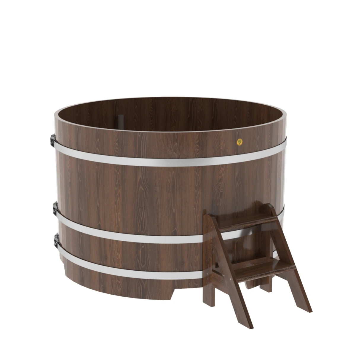 Купель BentWood круглая из мореного дуба d=1,50