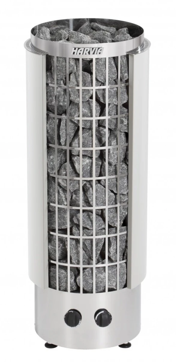 Электрическая печь Harvia Cilindro PC70Н White (со встроенным пультом)