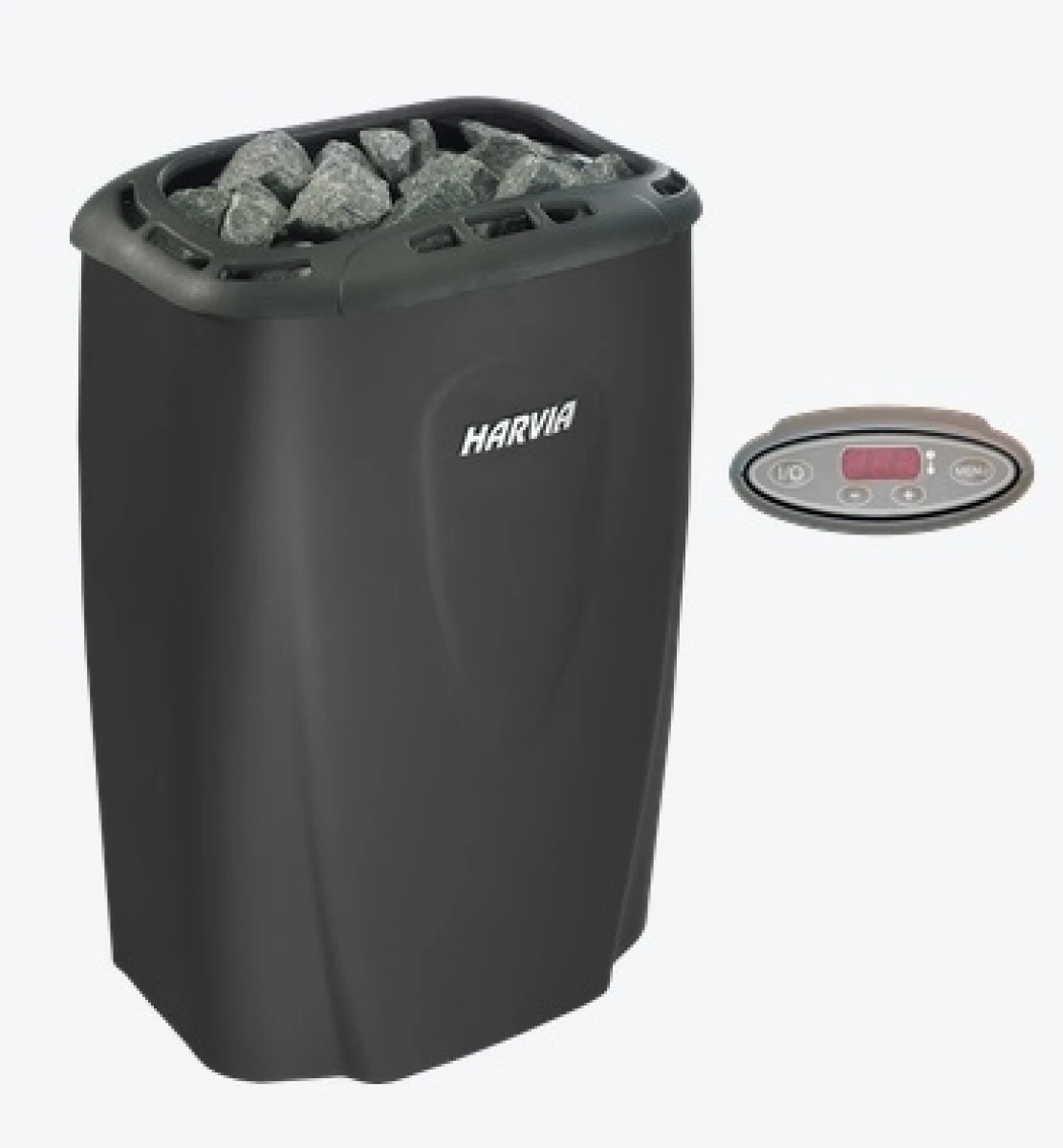 Электрическая печь Harvia Moderna V80E-1 Black (с выносным пультом в комплекте)