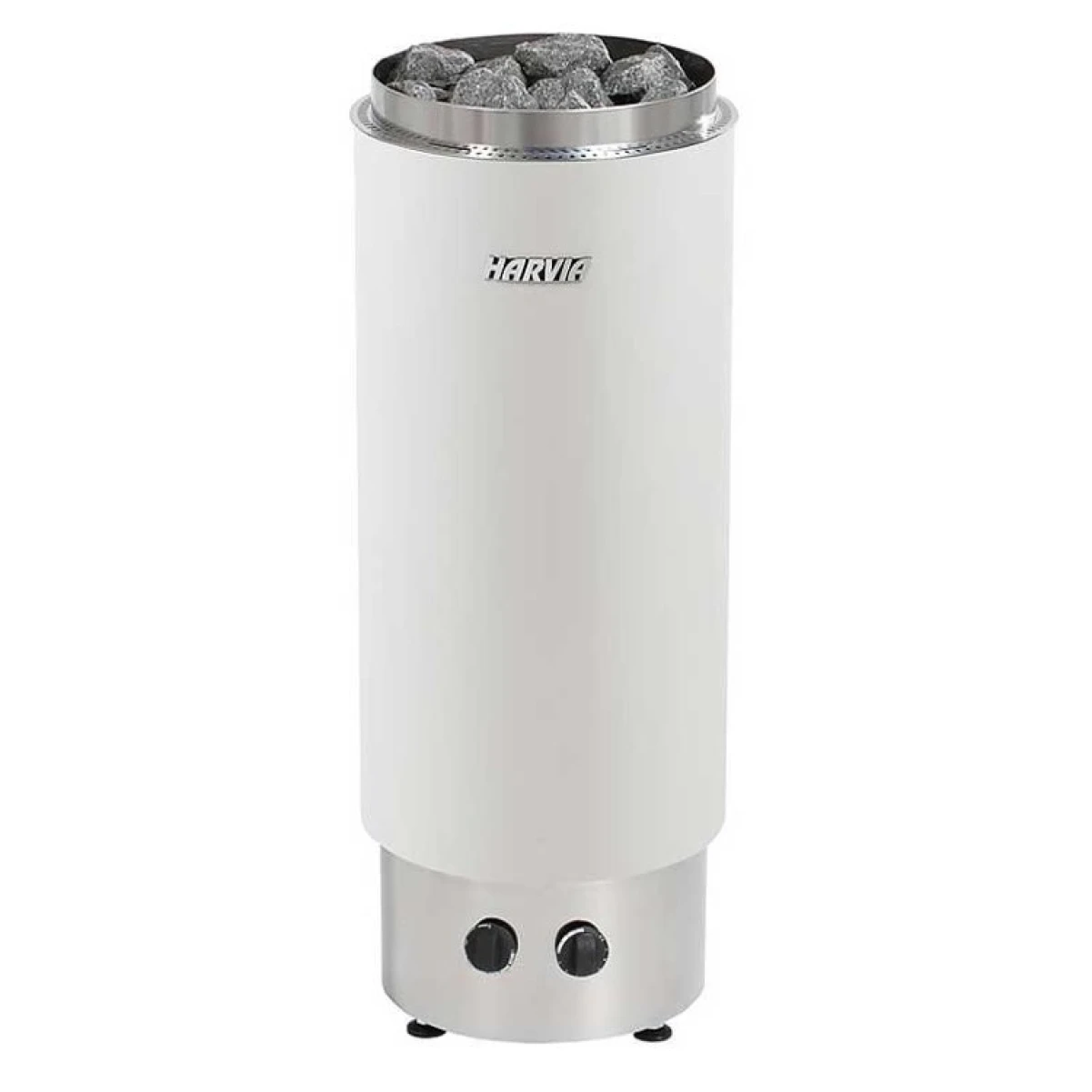 Электрическая печь Harvia Cilindro PC70F White (со встроенным пультом)