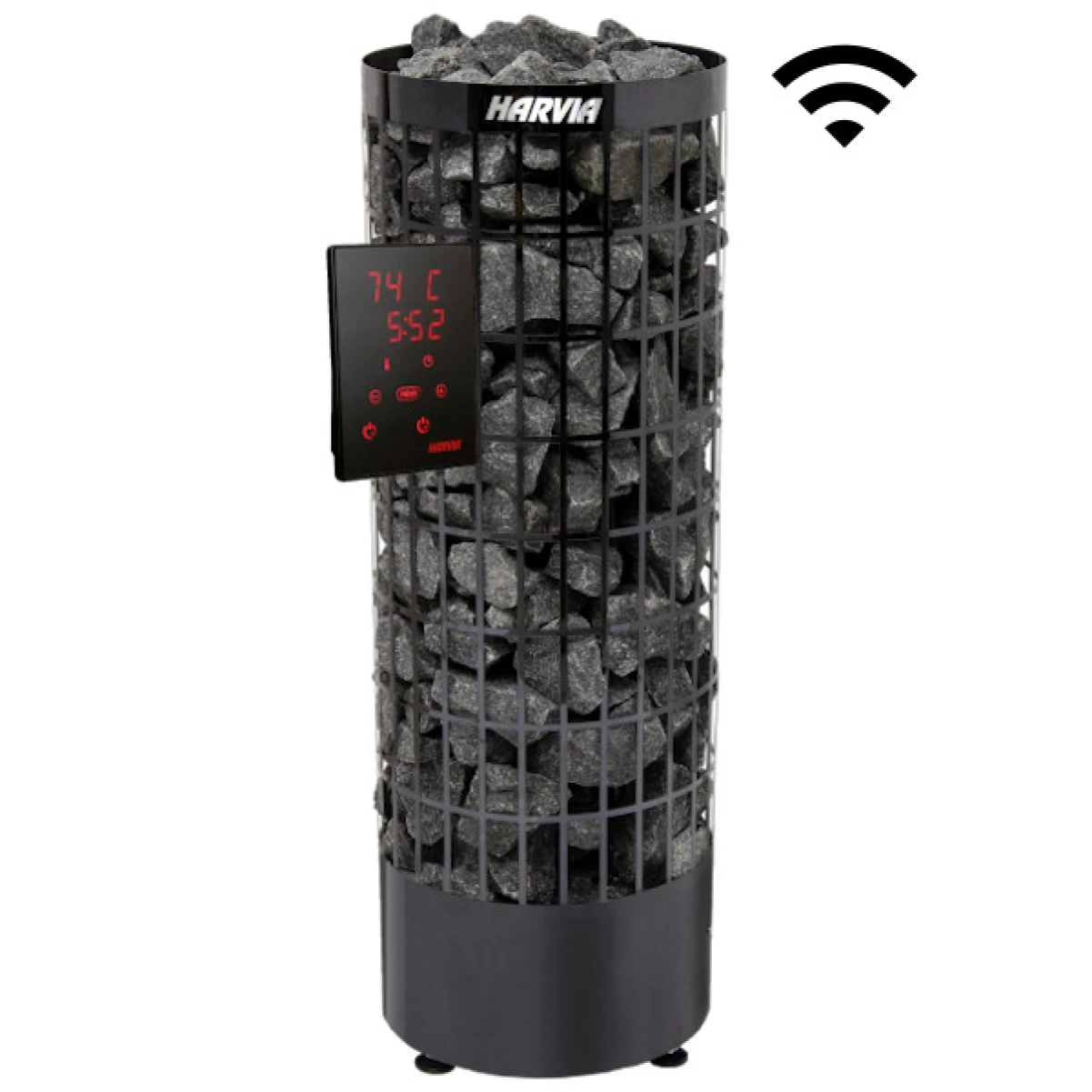 Электрическая печь Harvia Cilindro PC90XE Black Steel + CX001WiFi (без пульта)