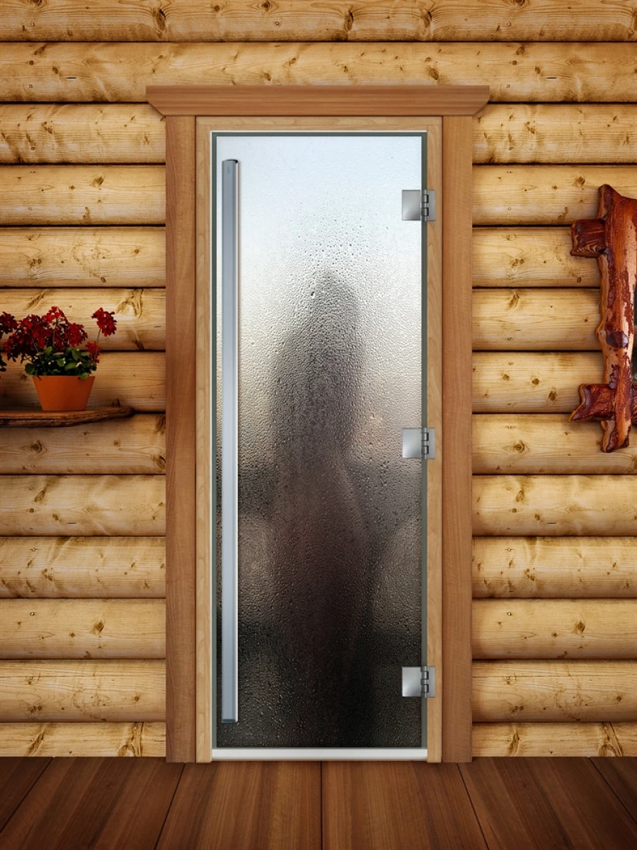 Дверь для бани DoorWood Фотопечать А012, 1900x700 мм