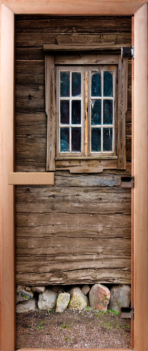 Дверь для бани DoorWood Фотопечать А042, 1900x700 мм