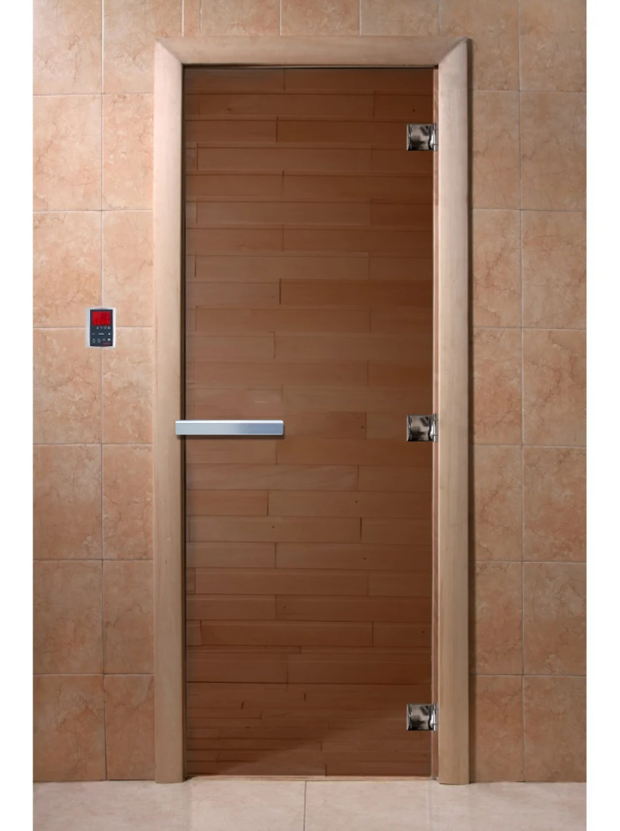 Дверь для бани DoorWood Бронза, 2000x600 мм