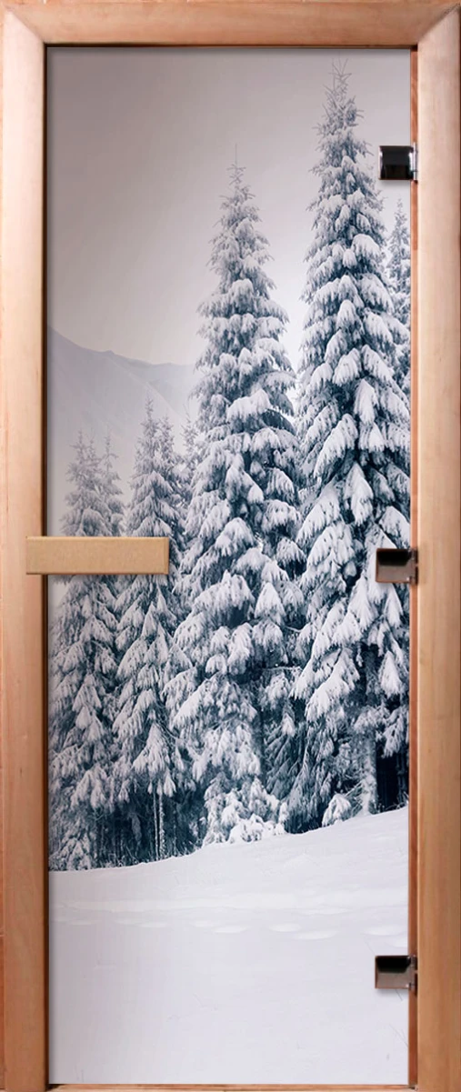 Дверь для бани DoorWood Фотопечать А091, 1800x600 мм