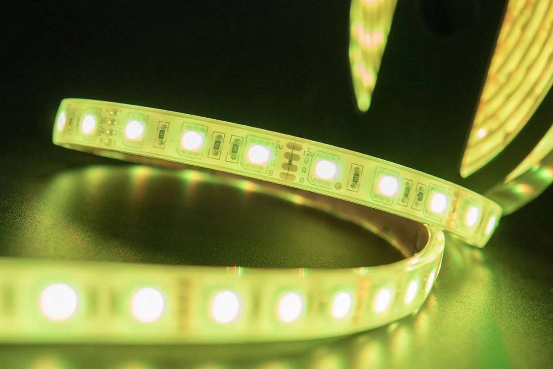 Лента светодиодная стандарт SWG, 12V, IP68, Цвет: RGB