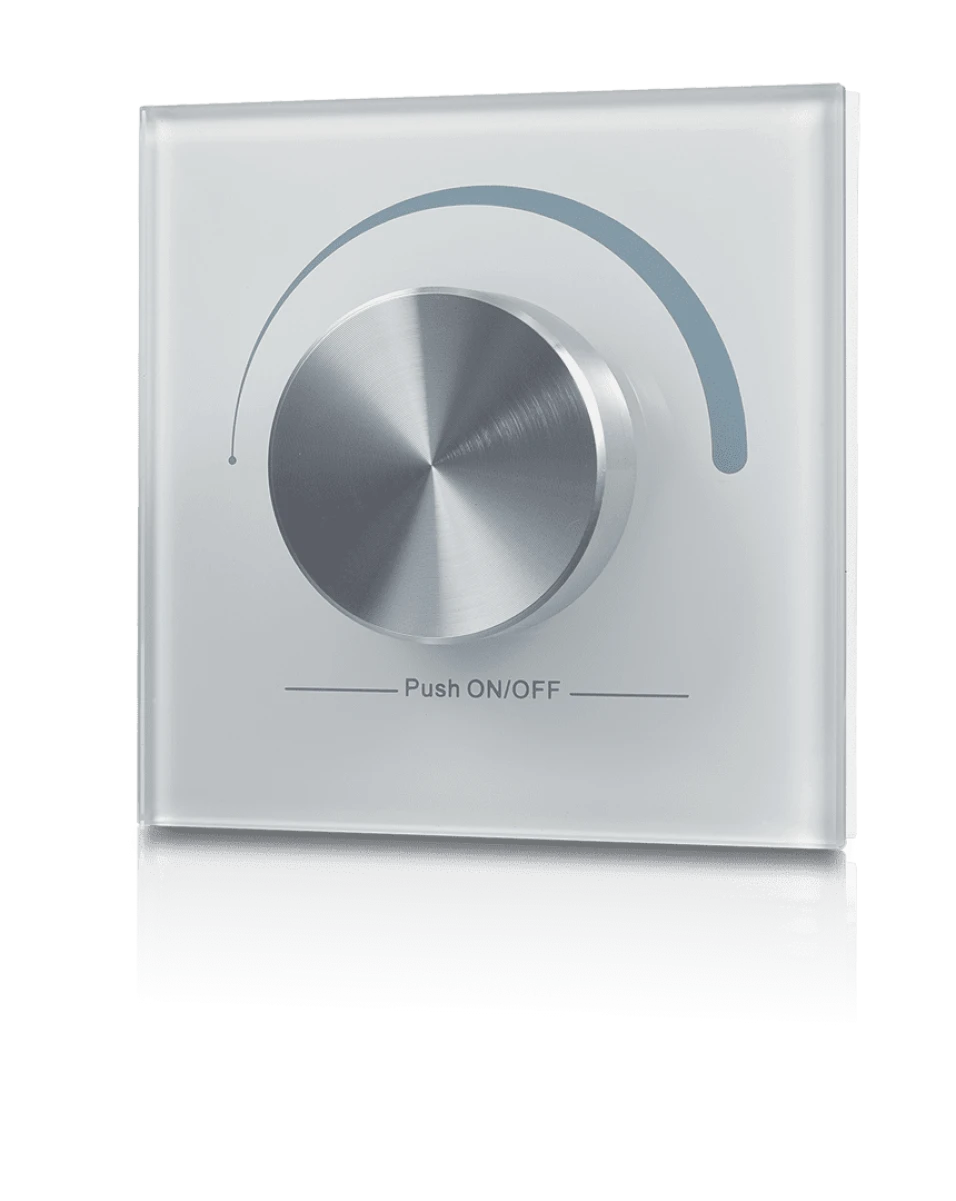 Радио панель SWG EasyDim W-DIM (W) встраиваемая в стену с диммером на 1 зону, белая