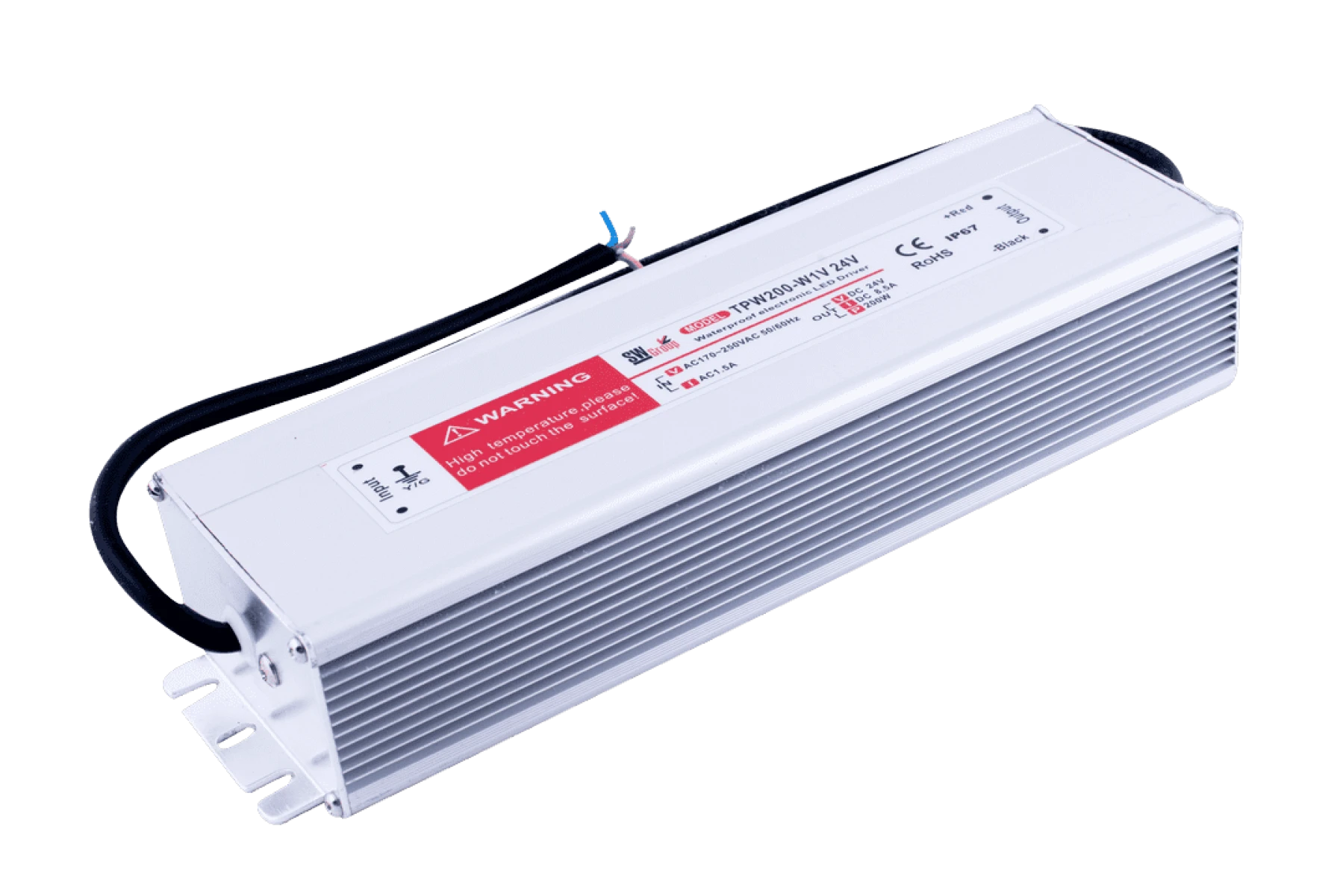 Блок питания Стандартный SWG TPW, 200W, 24V, Влагозащитный