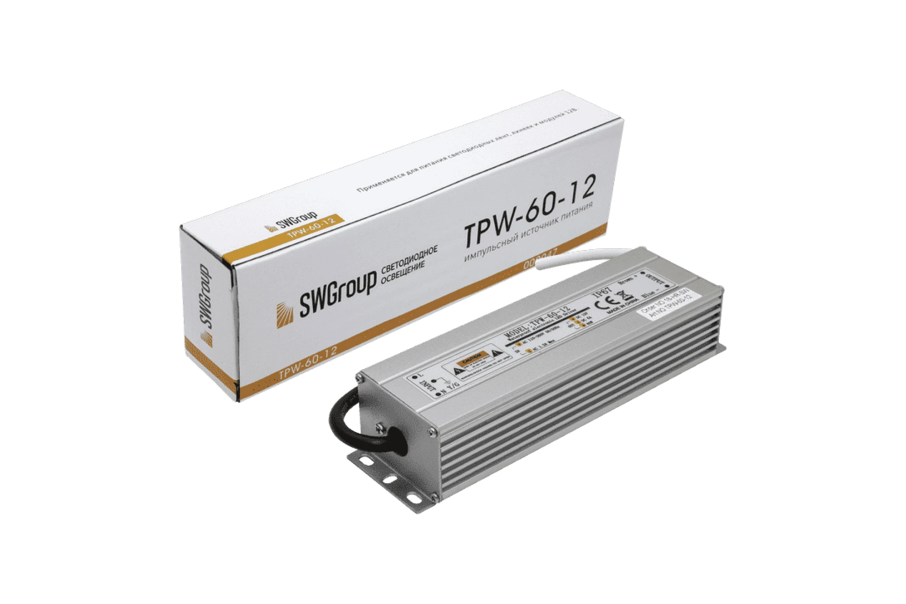 Al блок питания TPW, 60W влагозащитный, 12V
