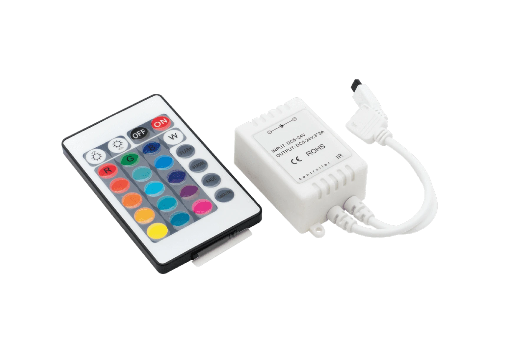 LED RGB контроллер 6А 12/24 Вольт, ИФ 24 кн