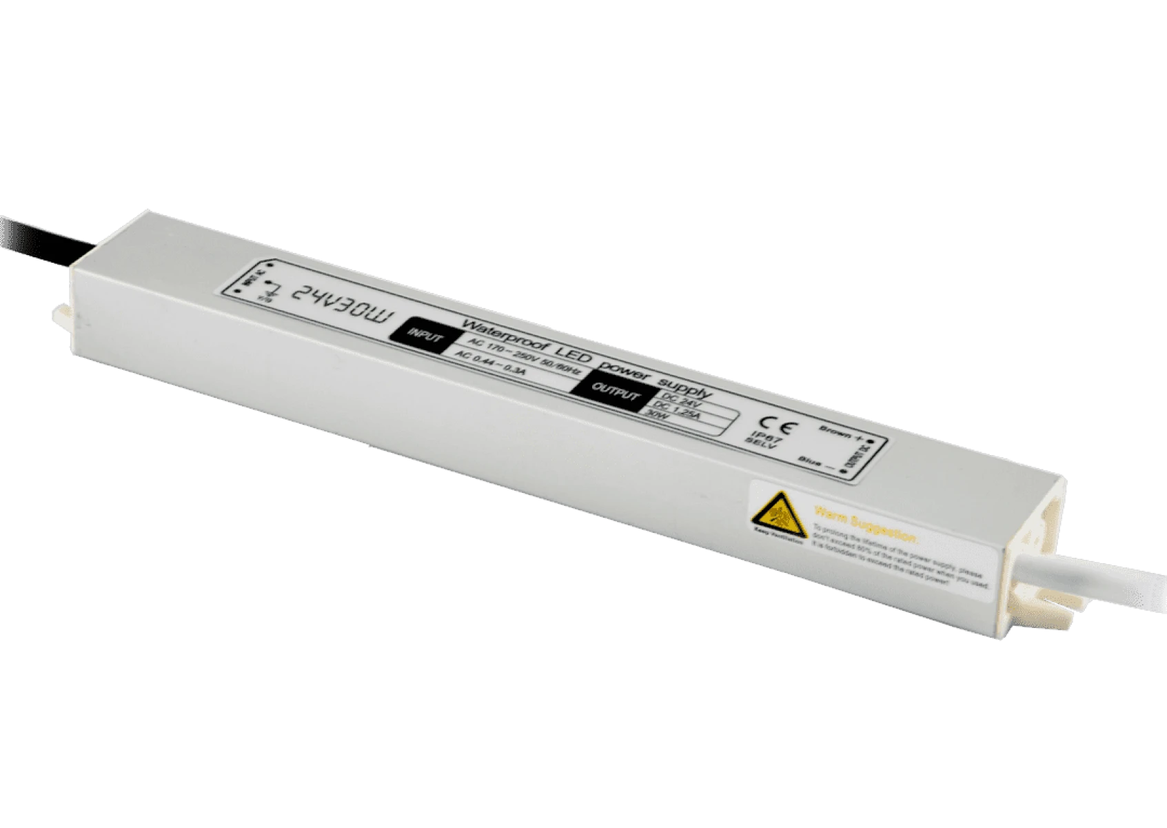 MINI Al Блок питания TPW, 30 W Влагозащитный, 24 V