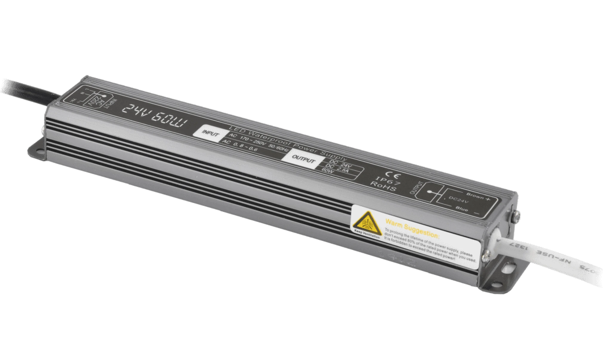 MINI Al Блок питания TPW, 60 W Влагозащитный, 24 V