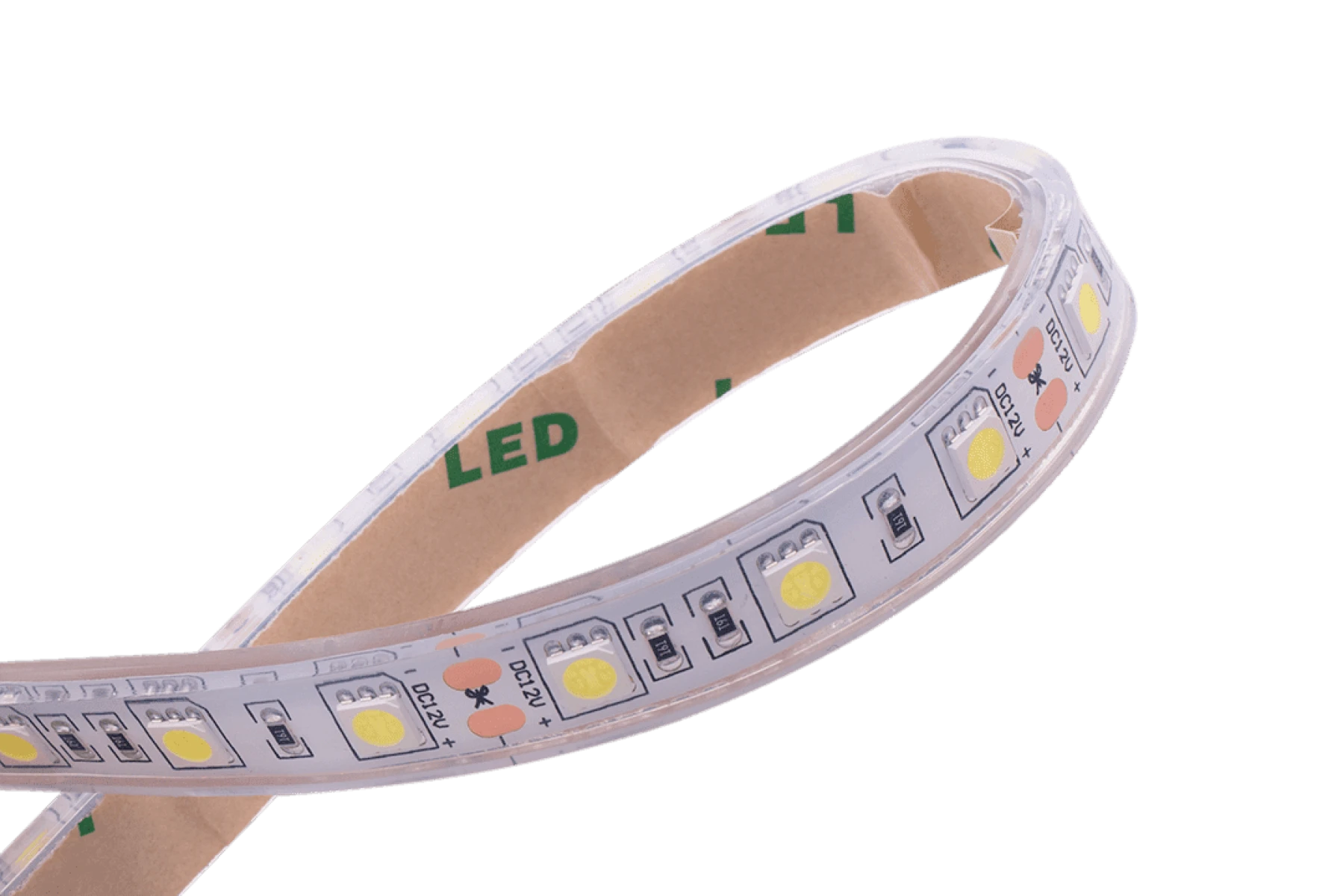 Лента светодиодная стандарт SWG, 12V, IP68, Цвет: Холодный белый