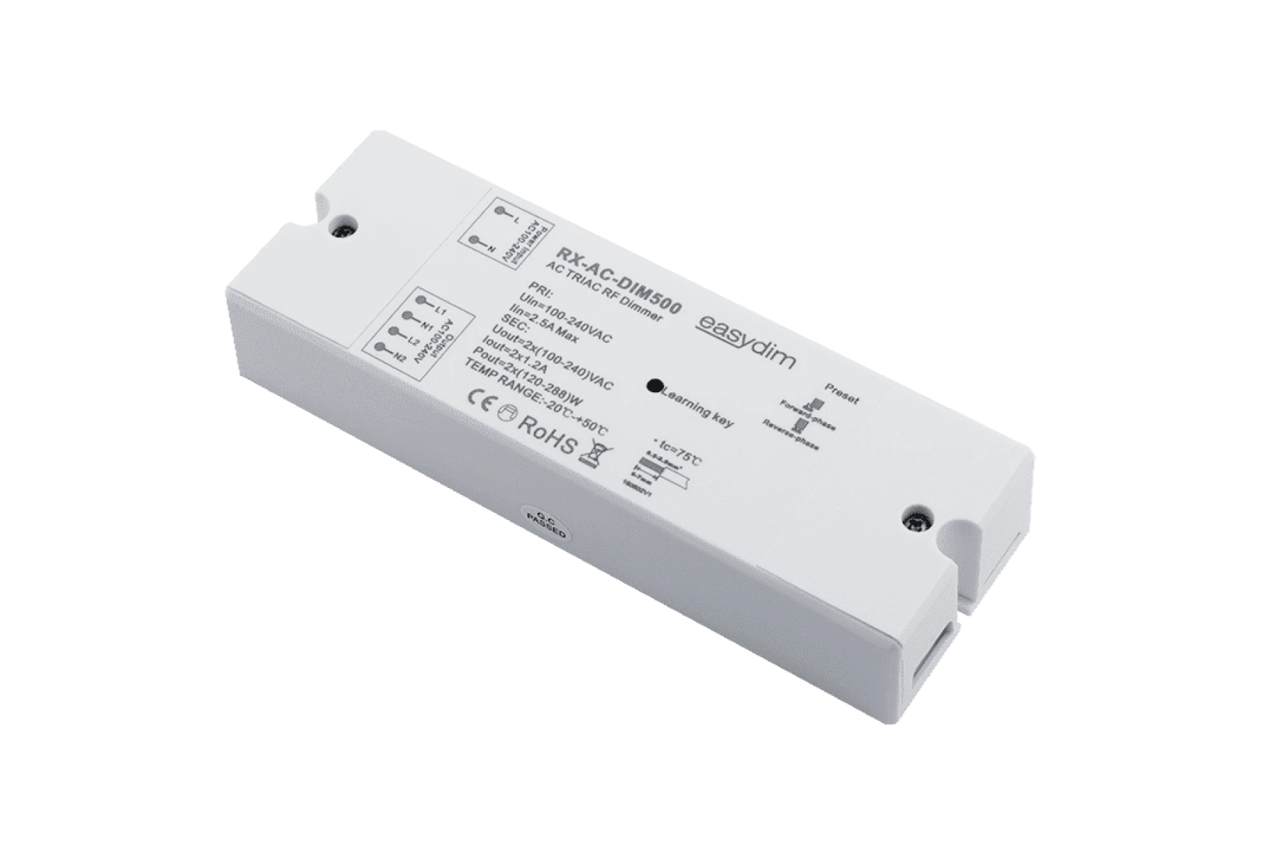 Беспроводной диммер RX-AC-DIM500 220В 500Вт