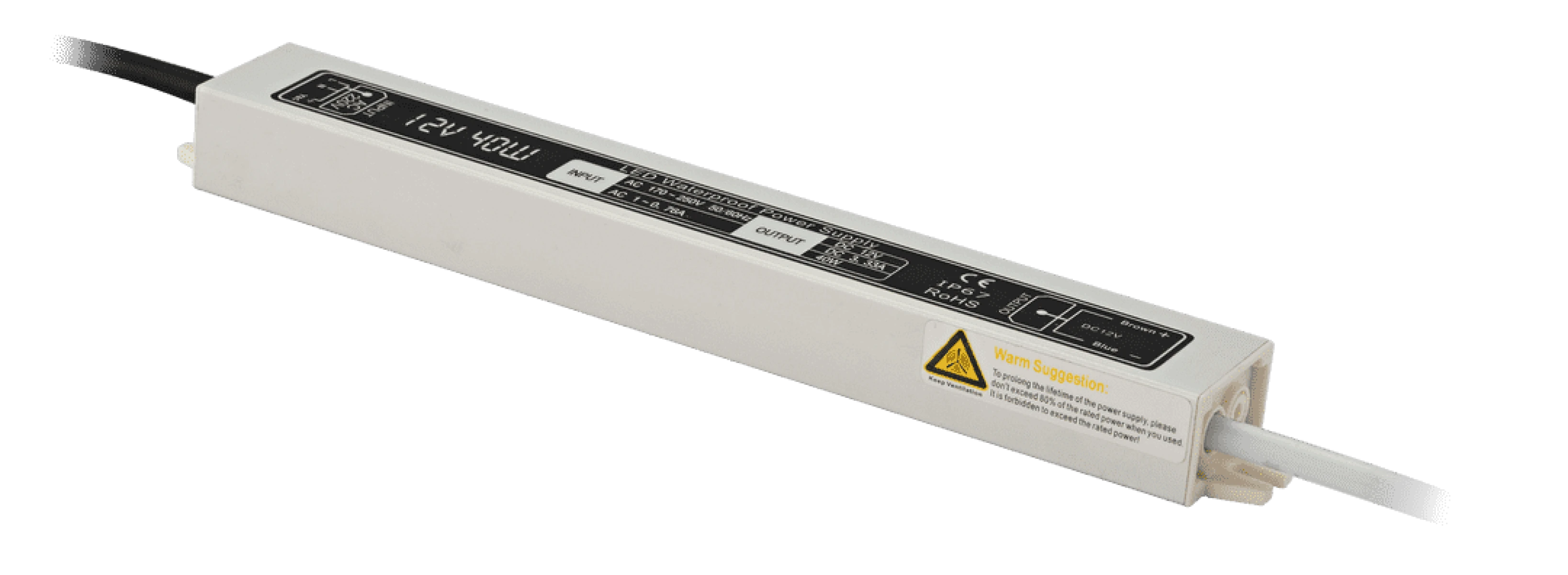 MINI Al Блок питания TPW, 40 W Влагозащитный, 12 V