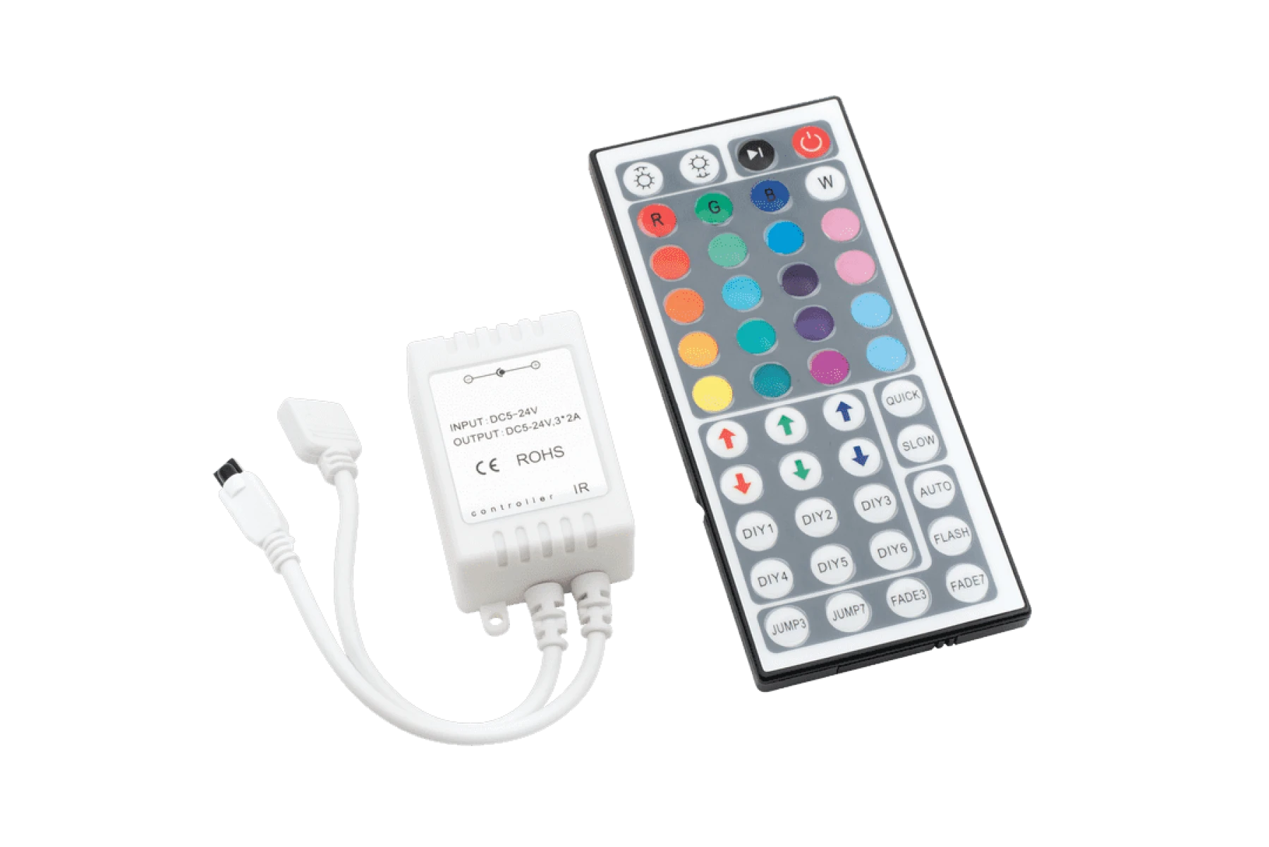 LED MIX RGB controller инфракрасный 6А 72W 44к