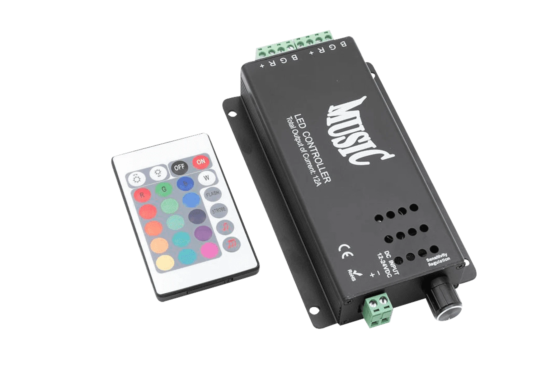 LED RGB аудиоконтроллер Music 12 Вольт 120Вт
