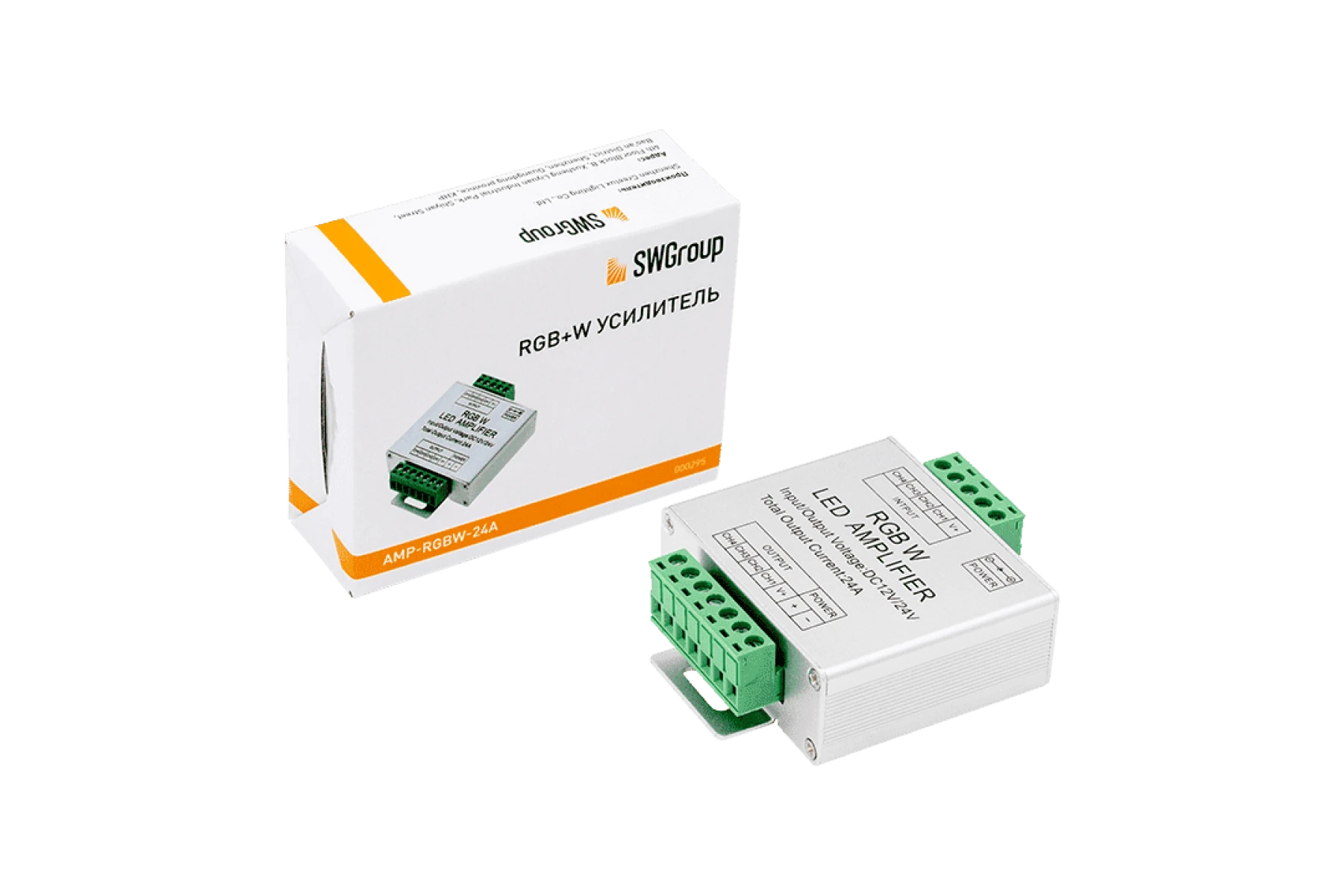 Усилитель RGB+W,24А, AMP-RGBW-24A