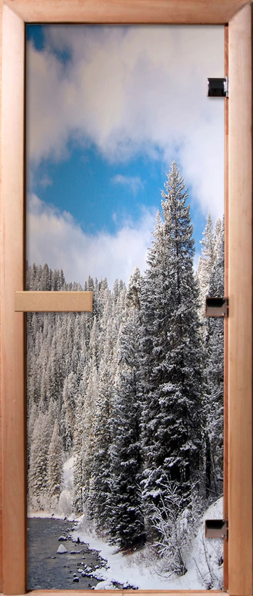 Дверь для бани DoorWood Фотопечать А095, 1800x700 мм