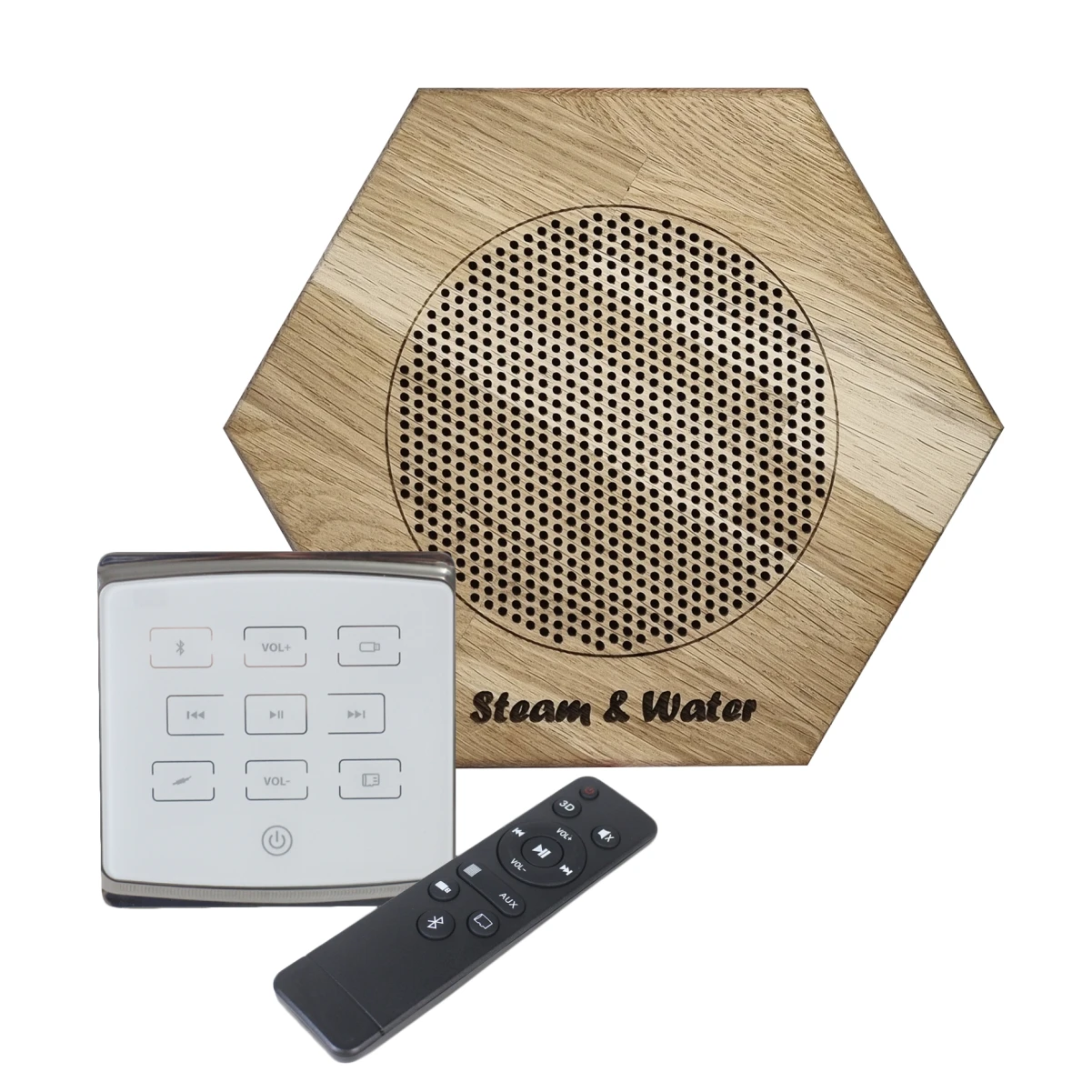 Комплект акустической системы встраиваемый SW 1 White ECO Wood, Прямоугольник (одна колонка)