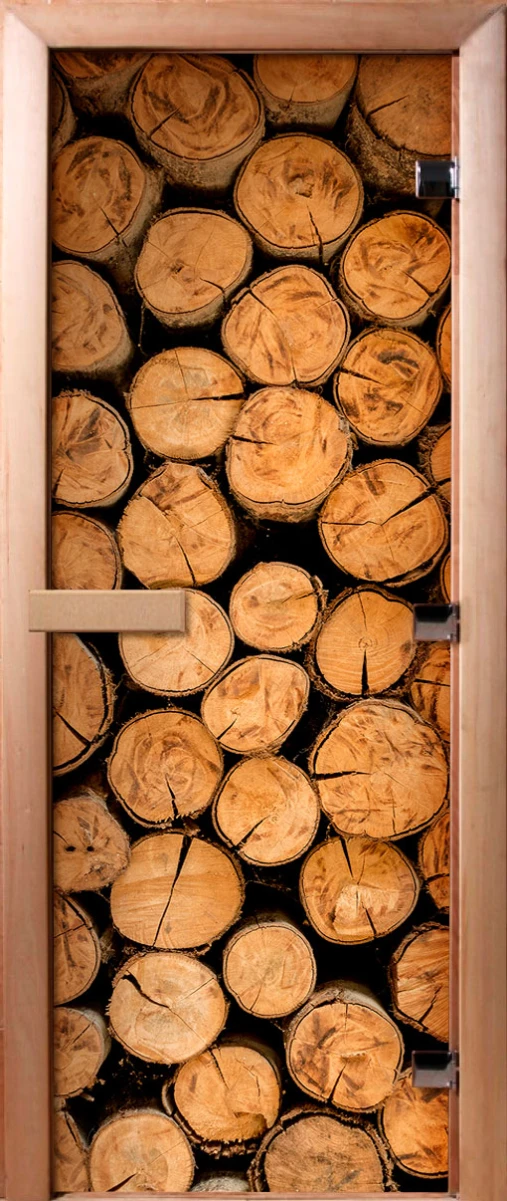 Дверь для бани DoorWood Фотопечать А046, 2100x900 мм