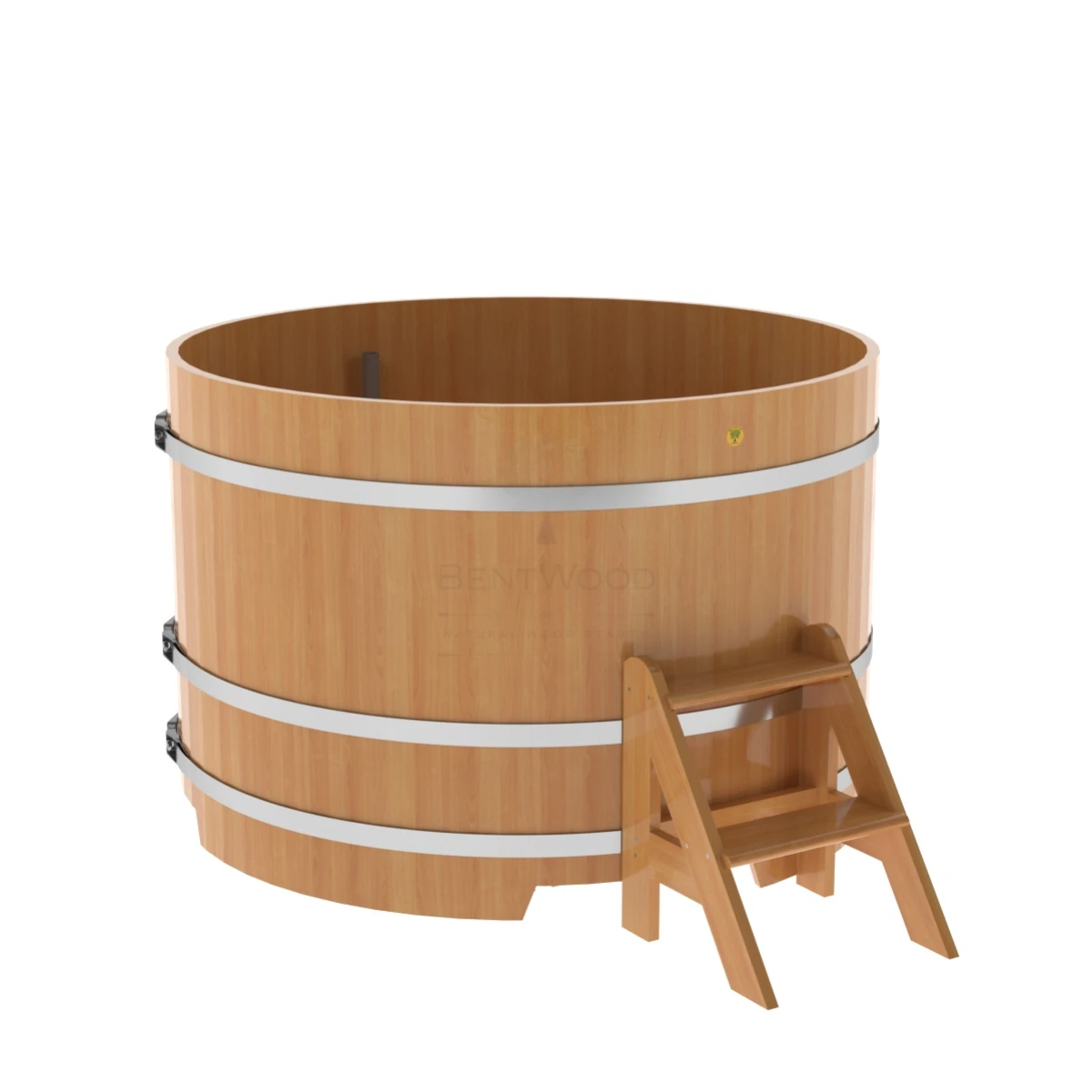 Купель BentWood круглая из натуральной лиственницы d=1,50