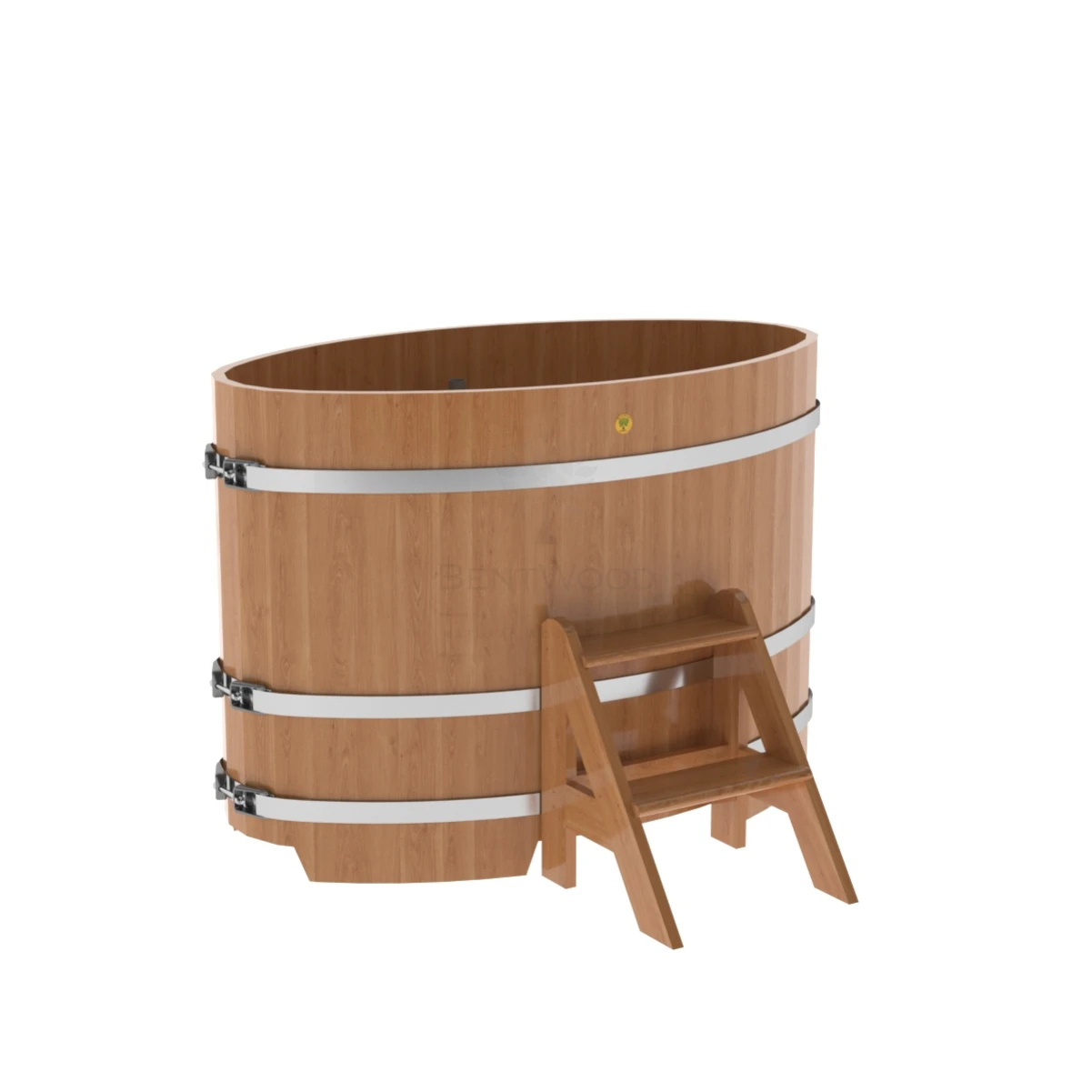 Купель BentWood овальная из натурального дуба 0,80х1,42
