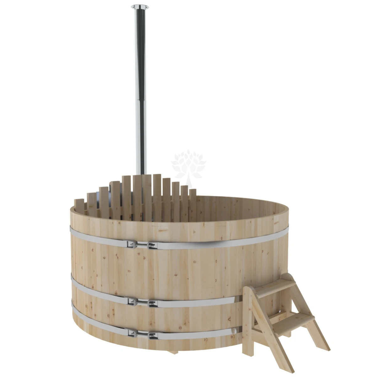 Фурако BentWood из кедра D=2.1 с внутренней печкой стандарт