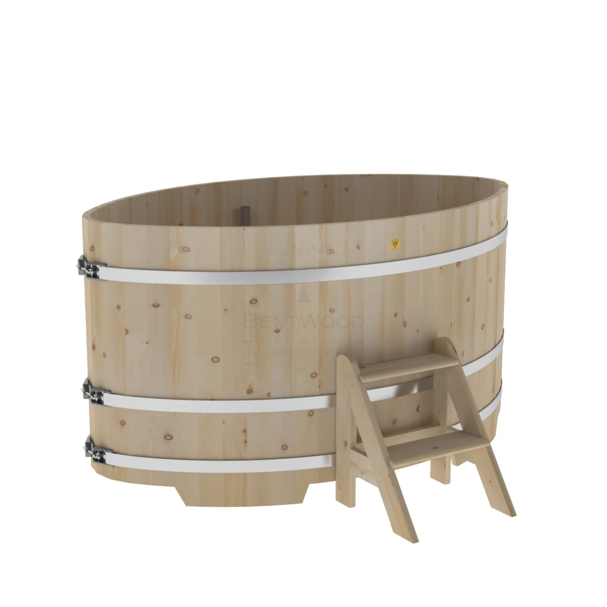Купель BentWood овальная из кедра 1,15х1,83 стандарт