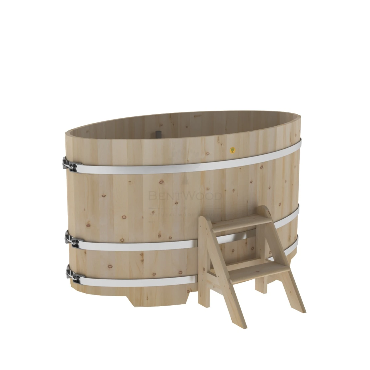 Купель BentWood овальная из кедра 0,95х1,60 стандарт