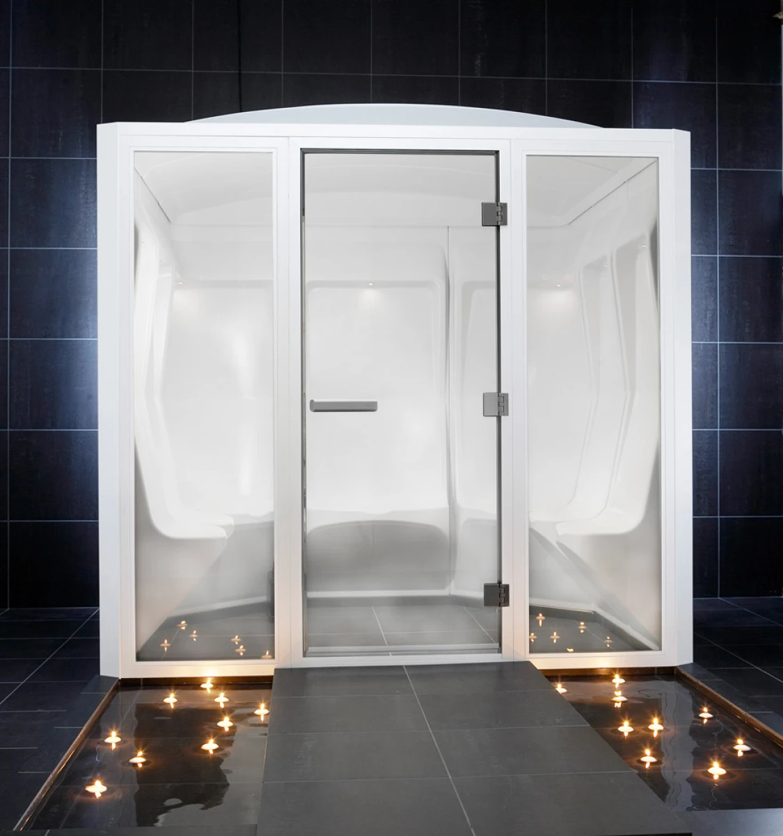 Паровая кабина Tylo Elysee 10 F (глянцевый белый пластик/белый профиль)