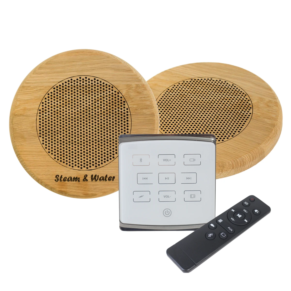 Комплект акустической системы SW 2 white ECO Wood, круг (Встраиваемый)
