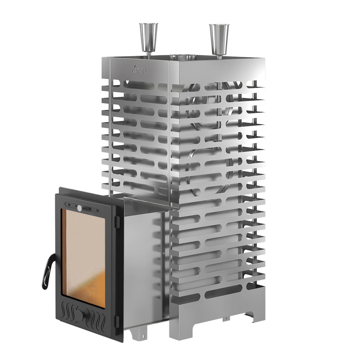 Дровяная печь для бани ASTON 30 INOX (320М)