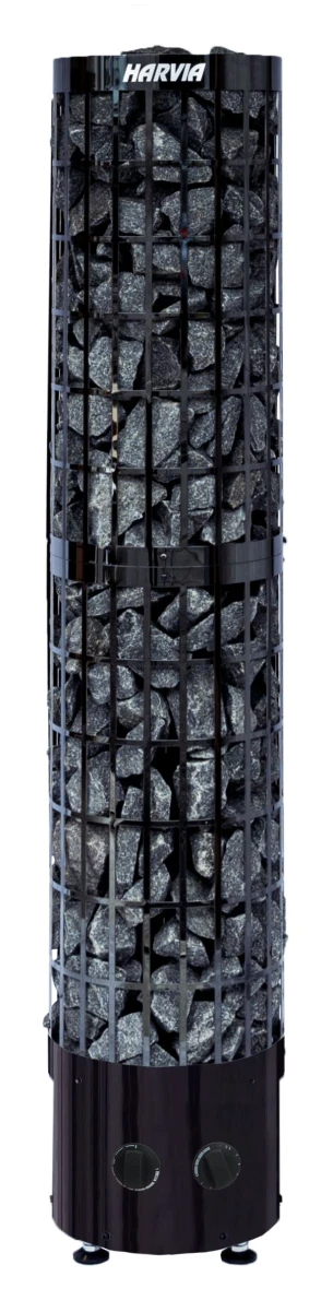 Электрическая печь Harvia Cilindro PC66 Black Steel (со встроенным пультом)