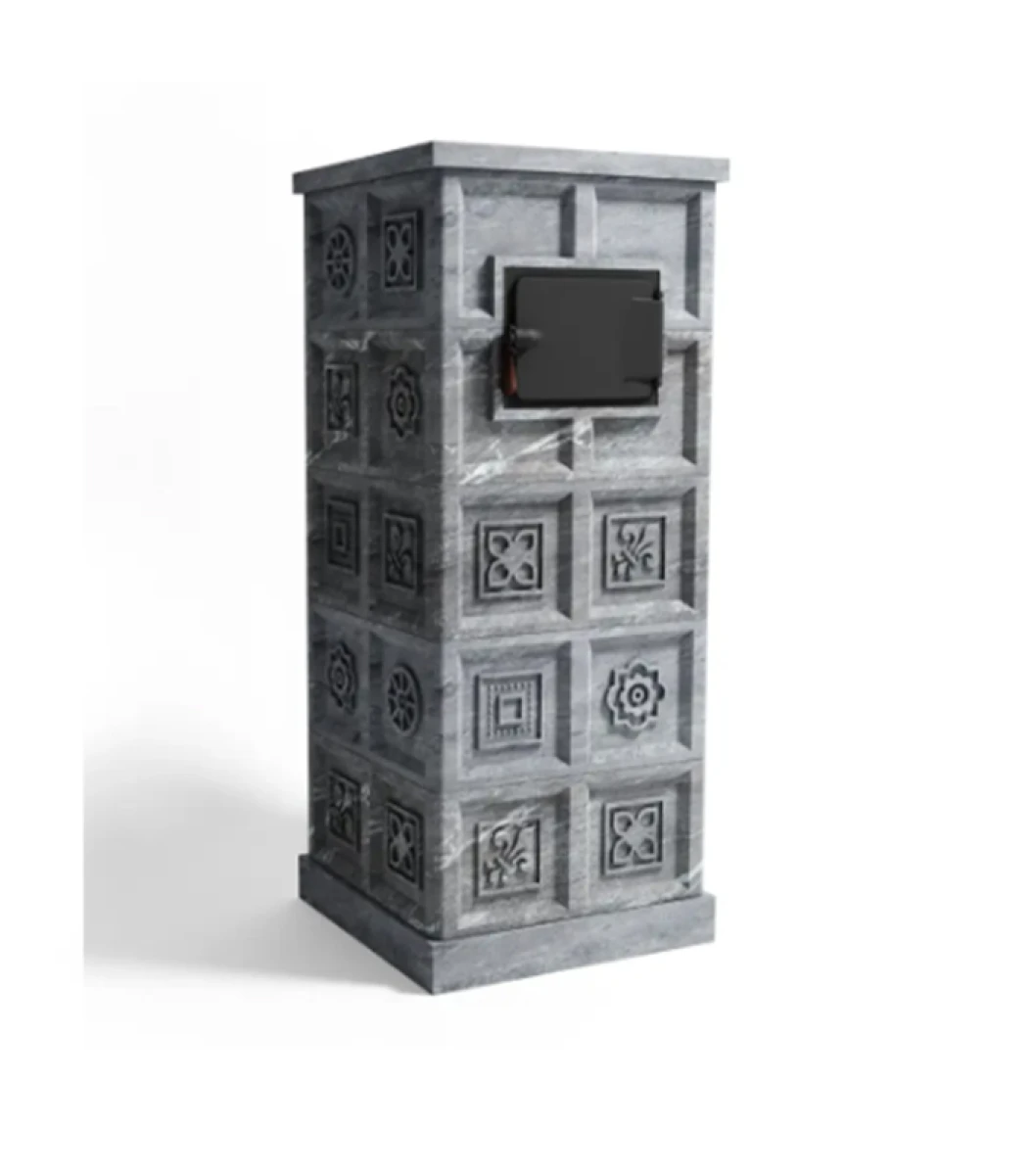 Дровяная печь для бани Klover RT 35-RV 310S ( Талькомагнезит Изразцы )