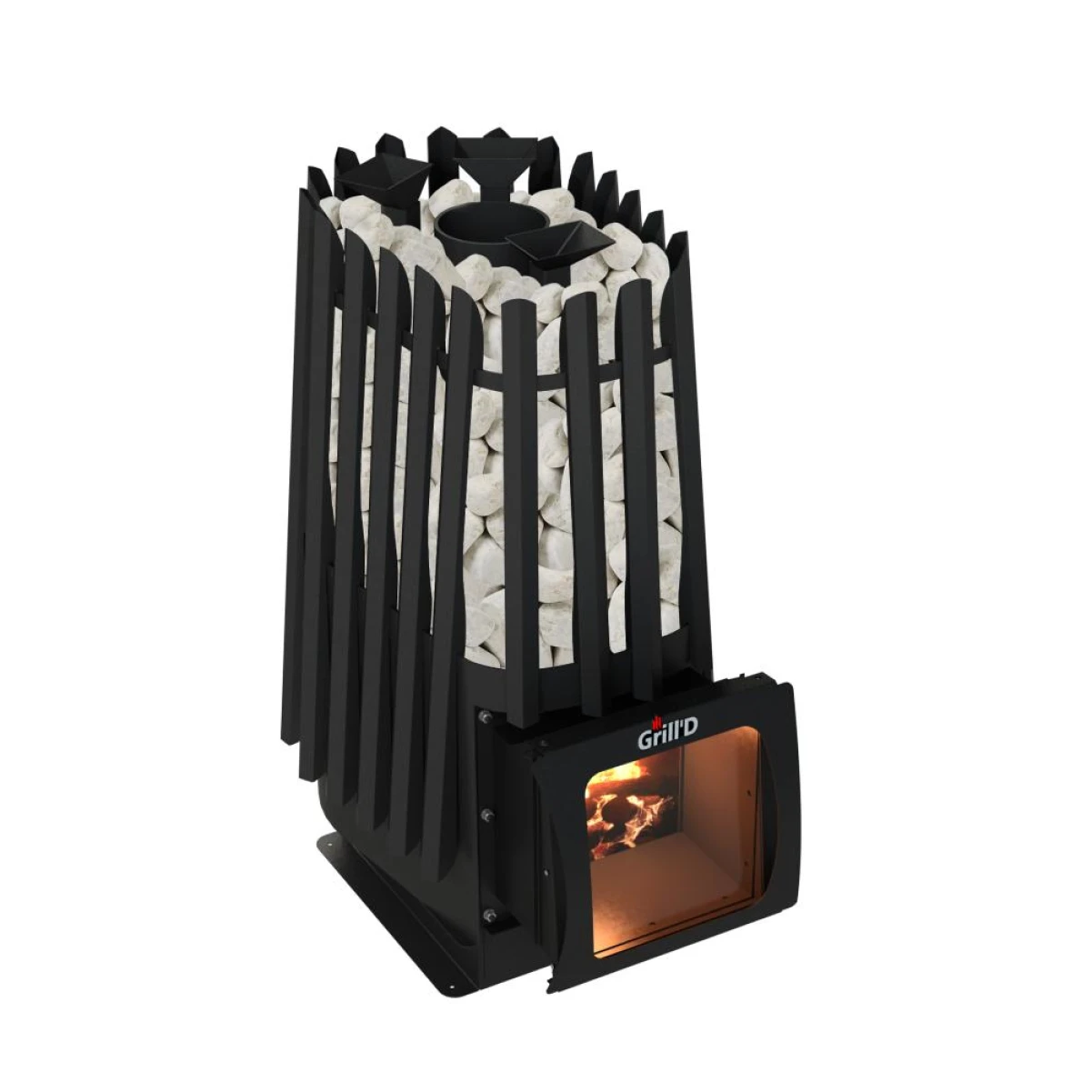 Дровяная печь для бани Grill’D Cometa 350 Vega Short Window Max