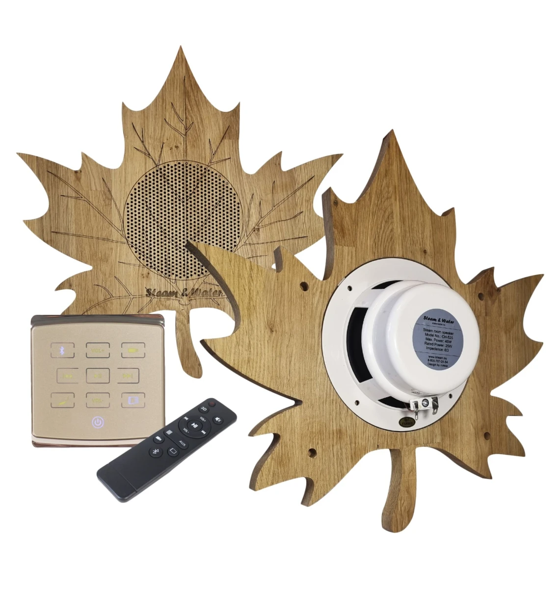 Комплект акустической системы SW 2 Gold ECO Wood, Кленовый лист (Встраиваемый)