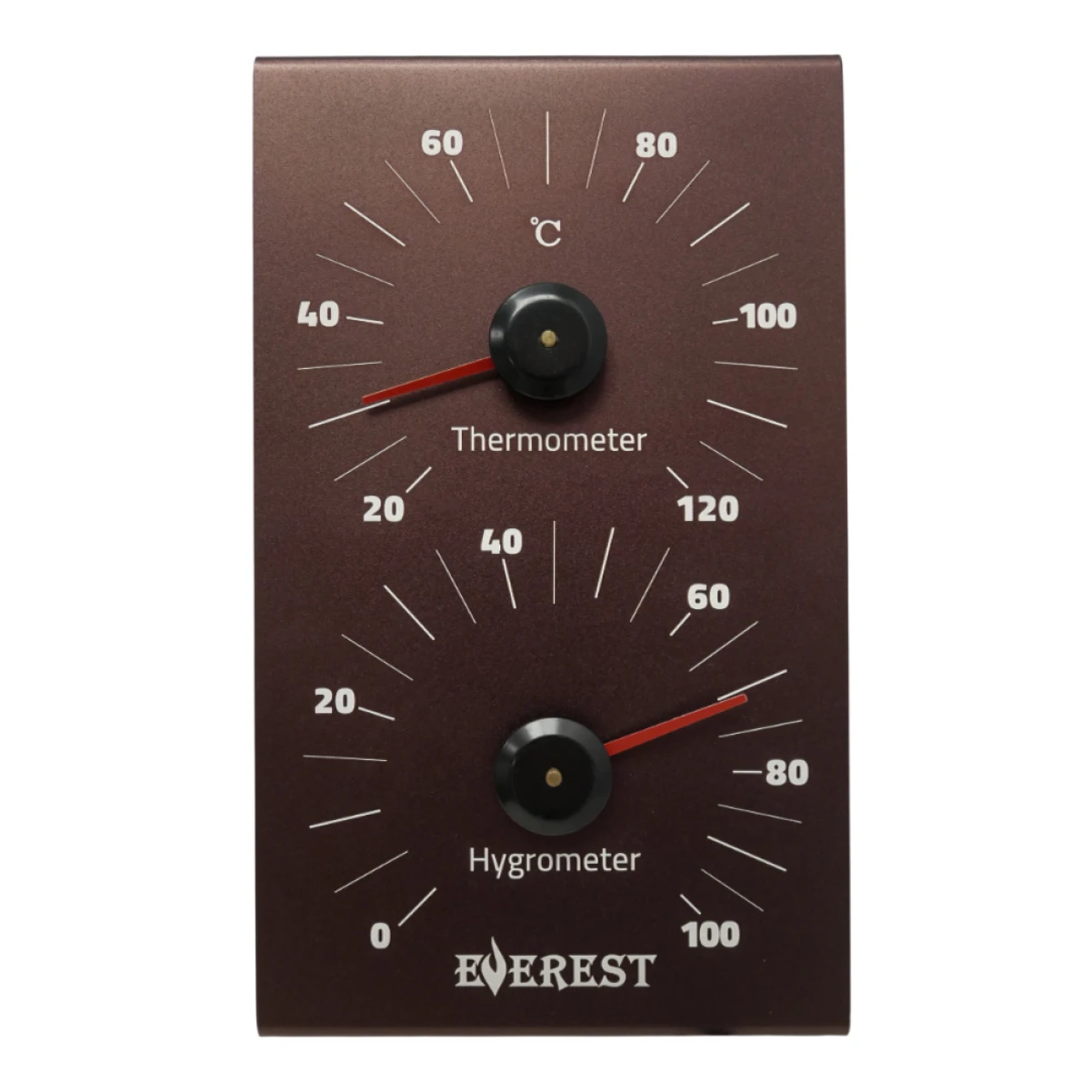 Термогигрометр EVEREST, алюминий DARK BROWN (TG-30)