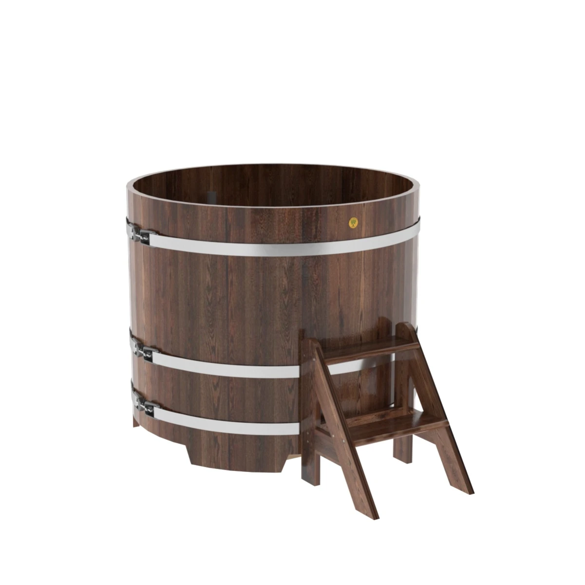 Купель BentWood круглая из мореной лиственницы d=1,17