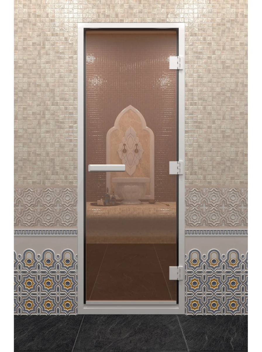 Дверь для хамама DoorWood Бронза, 2000х600 мм