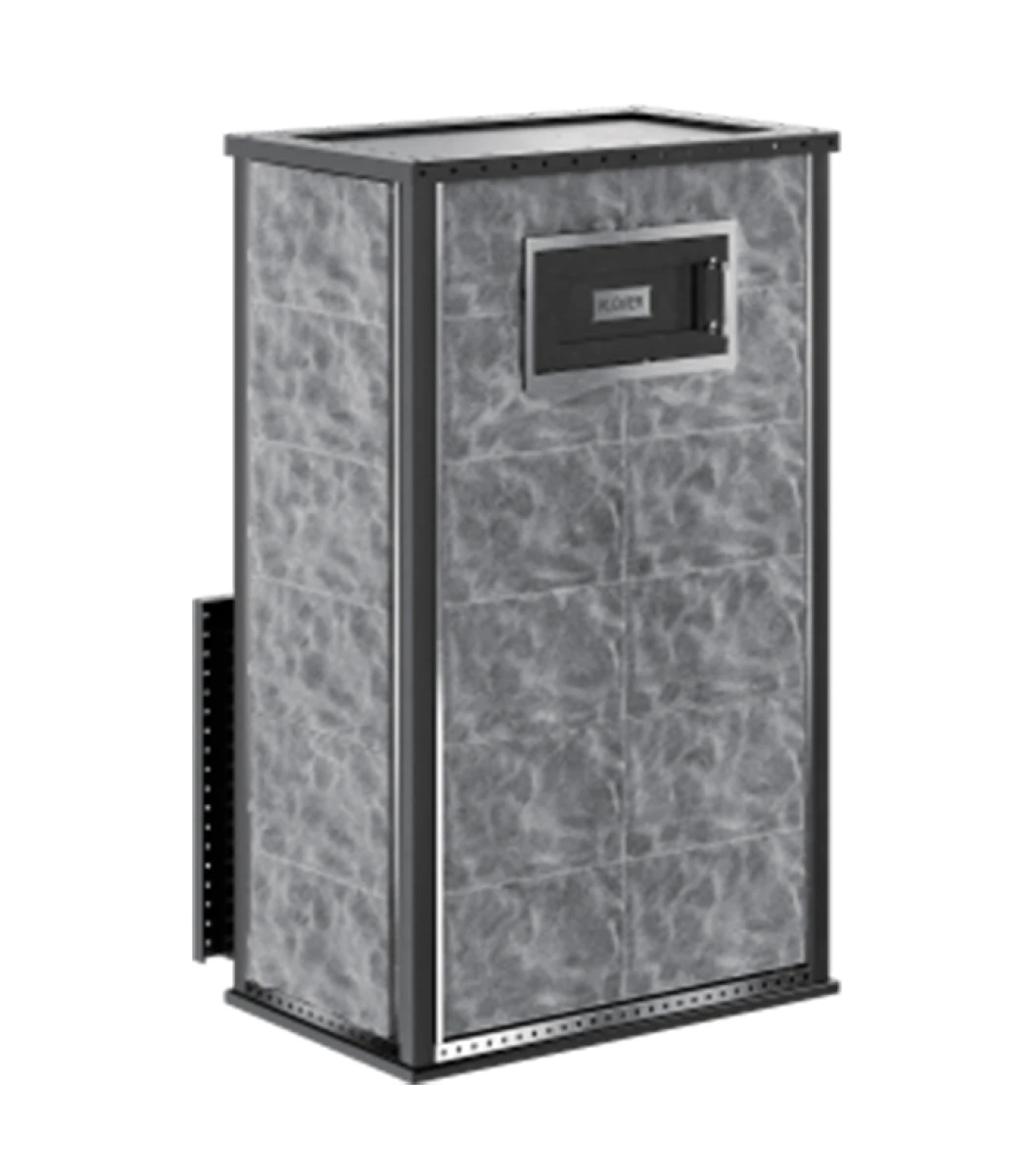Дровяная печь для бани Klover RT 100-RV 310S ( Талькомагнезит, Design 04 )