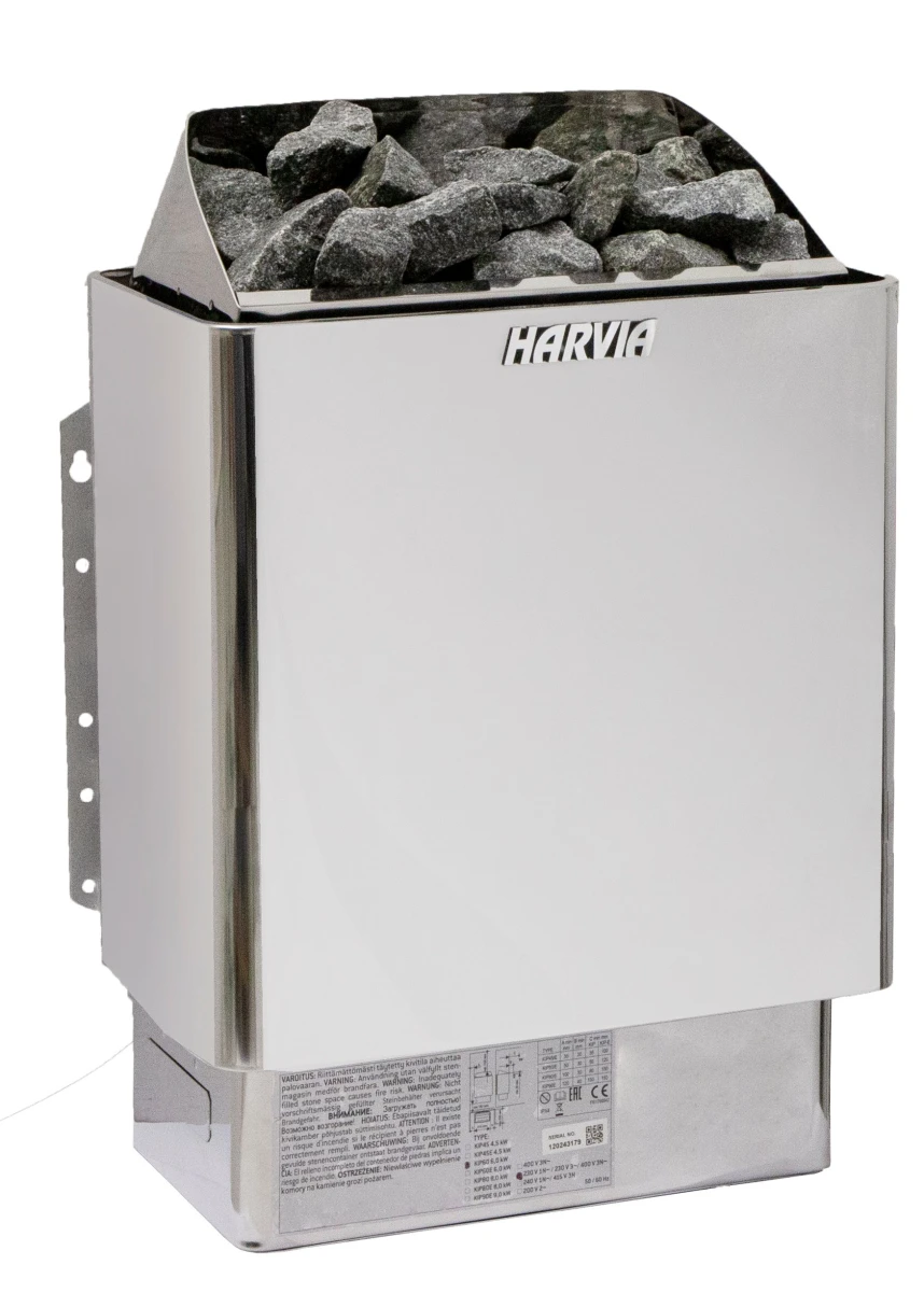 Электрическая печь Harvia Trendi KIP-45E Steel (без пульта)