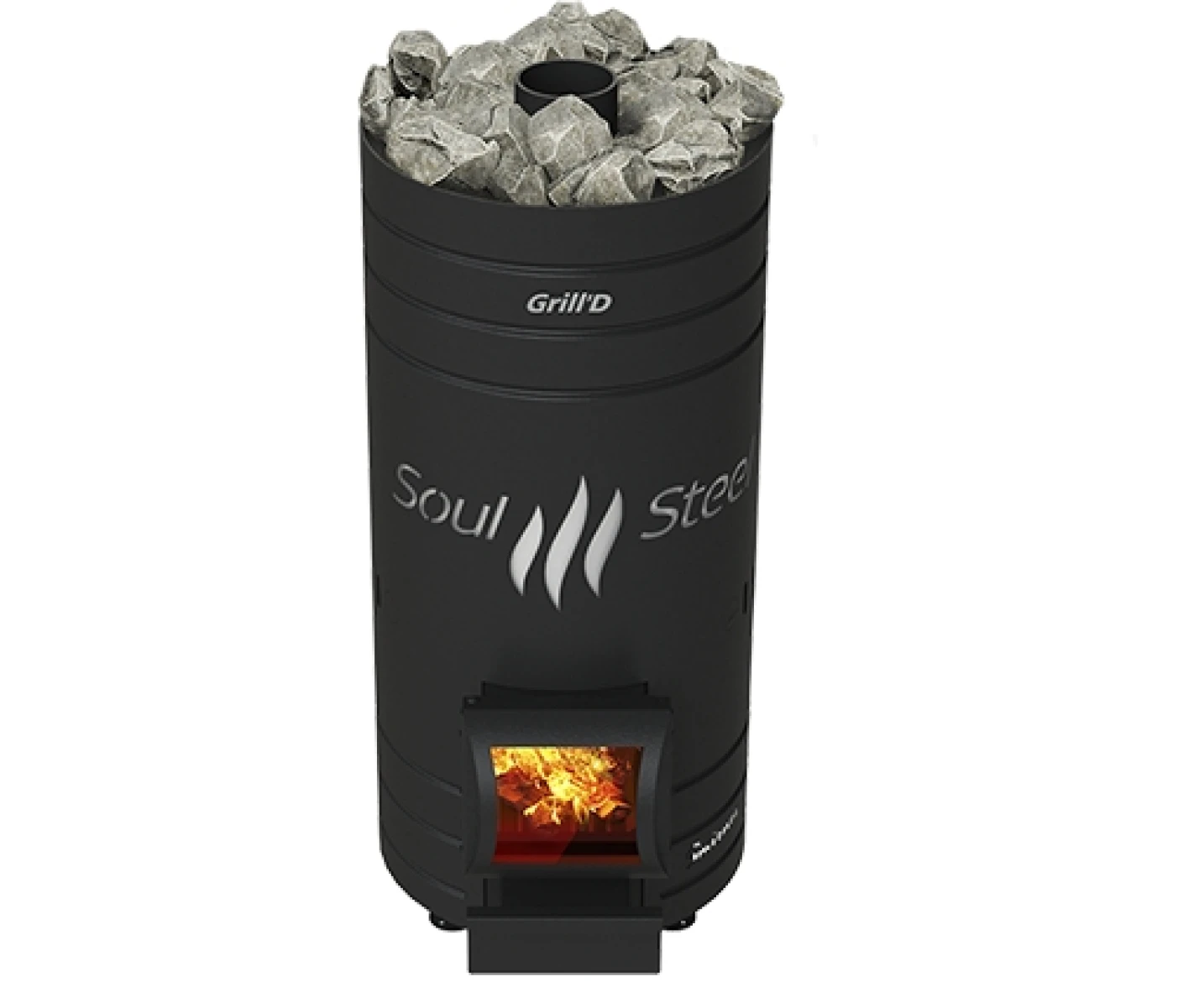 Дровяная печь для бани Grill’D Bochka 160A Short