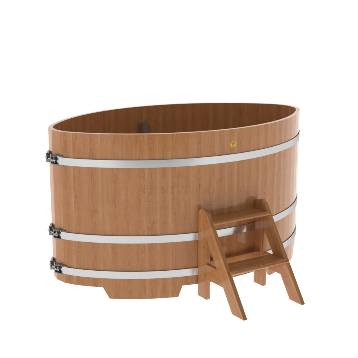 Купель BentWood овальная из натурального дуба 1,12х1,83