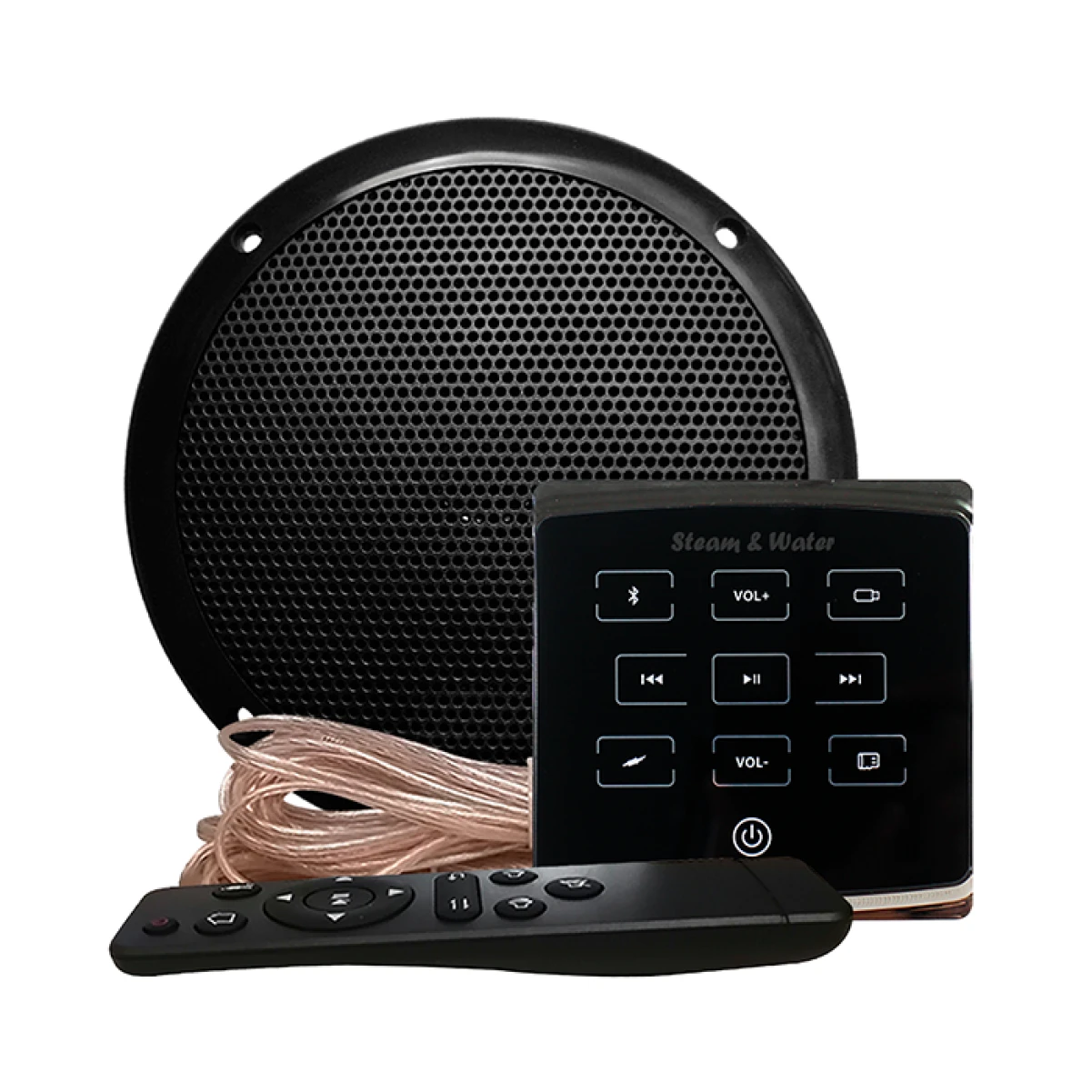 Комплект акустической системы встраиваемый SW ECO Black - Visaton 44 (четыре колонки)