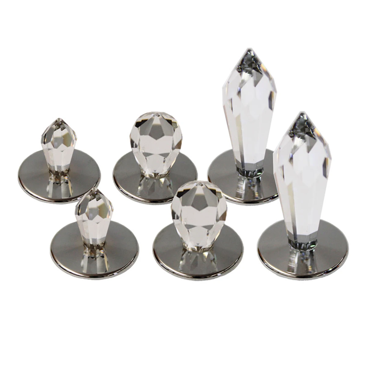 Набор хрустальных насадок Cariitti Crystal Kit 6 хром