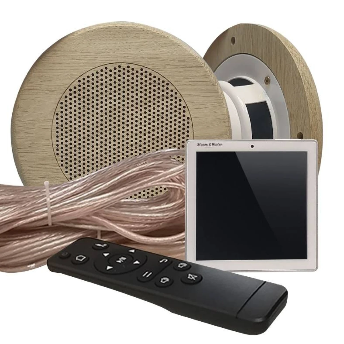 Комплект акустической системы встраиваемый SW-Sensor-2 Wood (две колонки, квадрат)